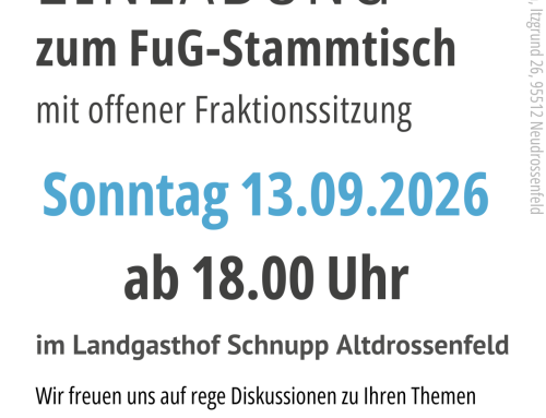 FuG Stammtisch in Altdrossenfeld