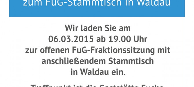 06.03.2015 – FuG Stammtisch in Waldau