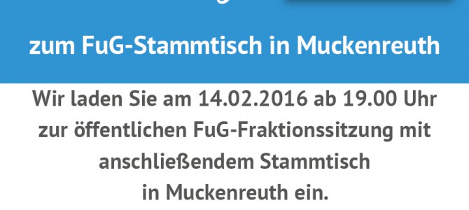 FuG Stammtisch am 14.02.2016