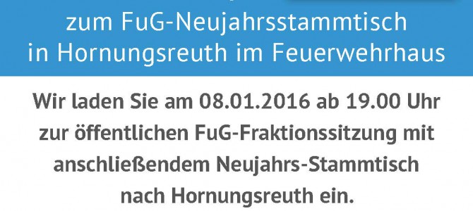 FuG Stammtisch am 08.01.2016