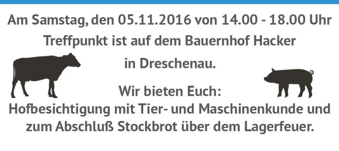 Ferienerlebnistag am 05.11.2016 in Dreschenau