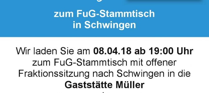 Stammtisch in Schwingen