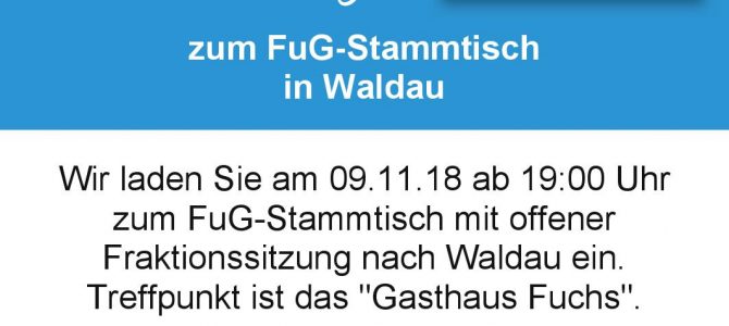 FuG-Stammtisch in Waldau