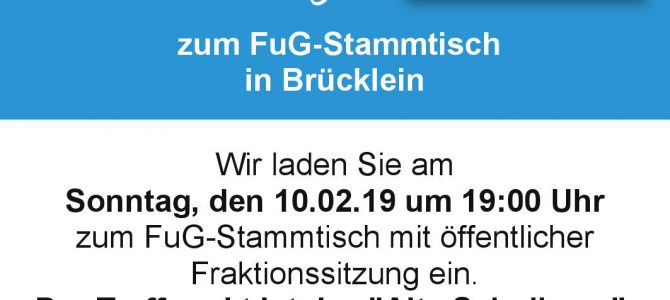 FuG-Stammtisch in Brücklein