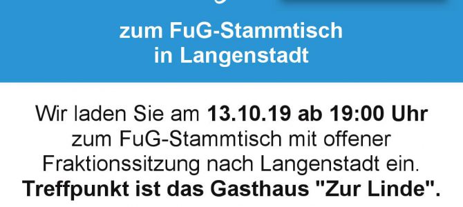 FuG-Stammtisch in Langenstadt