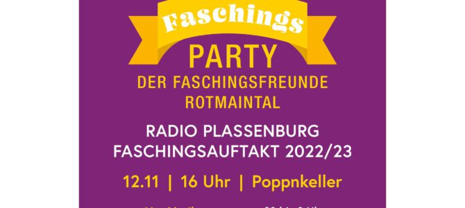 Faschingsauftakt am 12.11.22