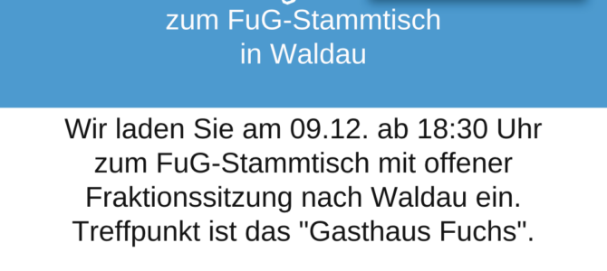 FuG-Stammtisch in Waldau