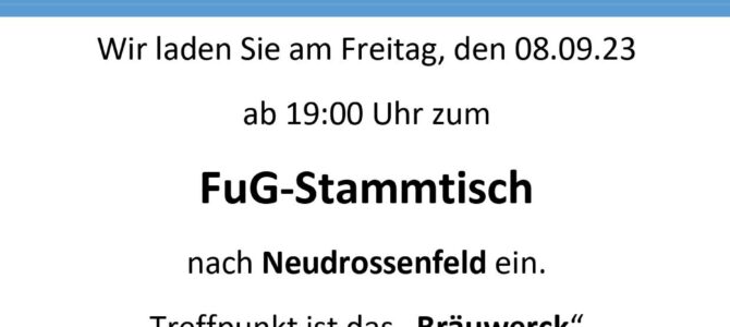 FuG-Stammtisch in Neudrossenfeld