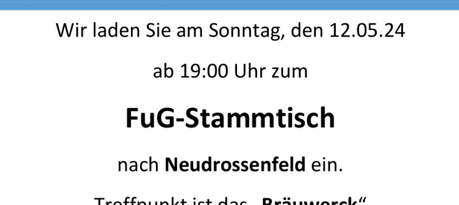 FuG-Stammtisch im Bräuwerck