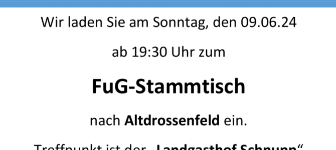 FuG-Stammtisch in Altdrossenfeld