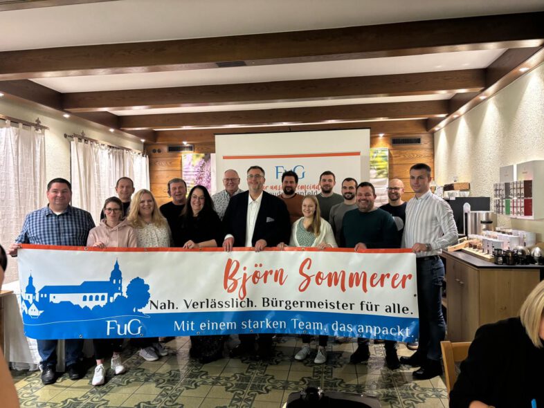 Team der FuG Neudrossenfeld zur Kommunalwahl 2016