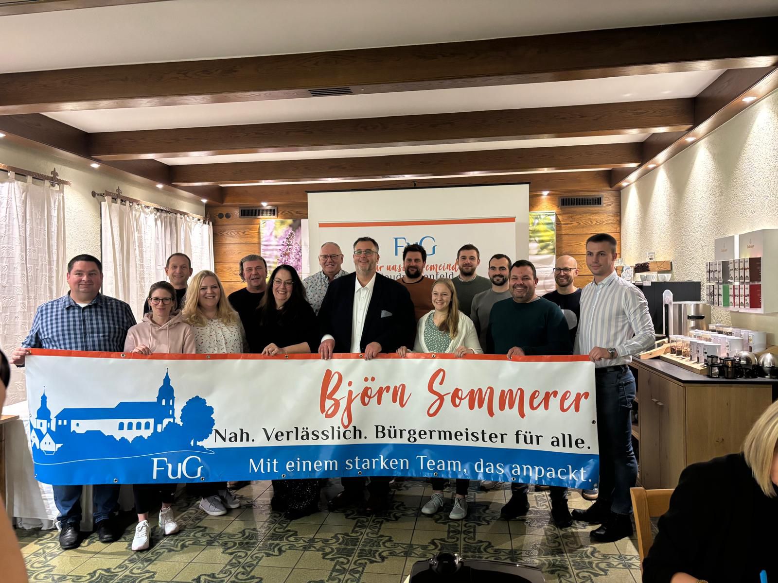 Team der FuG Neudrossenfeld zur Kommunalwahl 2016